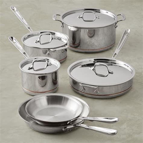 All-Clad Copper Core 10-Piece Cookware Set | Williams Sonoma