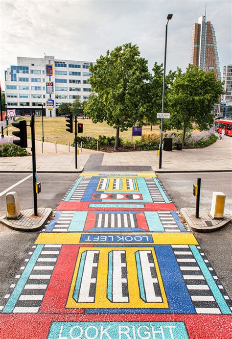 Camille Walala installs a pair of colourful crosswalks at London’s ...