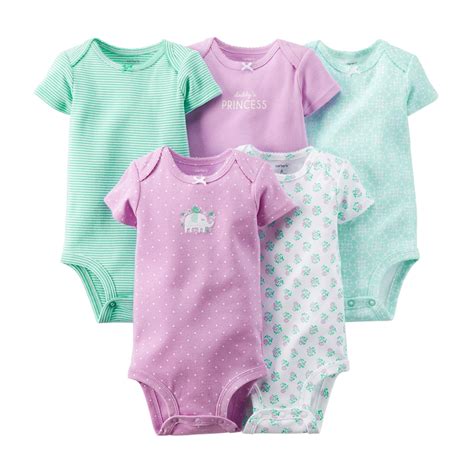 Carter's Newborn & Infant Girl's 5-Pack Bodysuits - Assorted