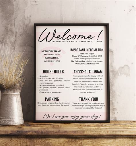 Printable Airbnb Welcome Letter Template - vrogue.co