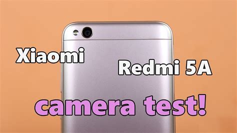 Xiaomi Redmi 5A camera video test! - YouTube