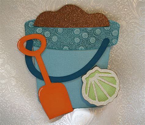 Cricut Circle National Scrapbook Day Crop Color Challenge: Beach Pail ...