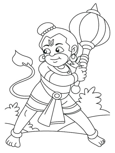 Hanuman Coloring Pages at GetColorings.com | Free printable colorings ...