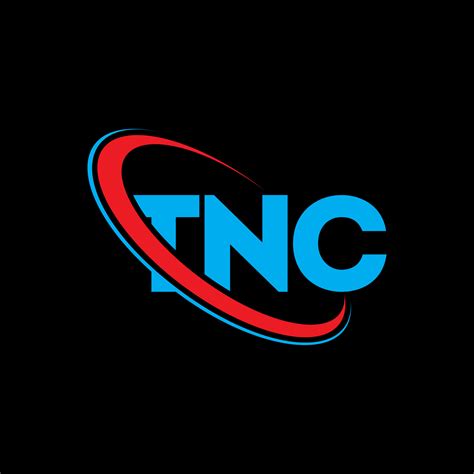 logotipo de tnc. carta tcn. diseño de logotipo de letra tnc. logotipo de iniciales tnc vinculado ...