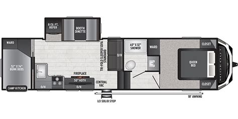 2021 Keystone Hideout 295BHS Fifth Wheel Specs