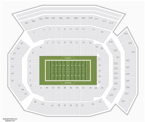 Ben Hill Griffin Stadium Seating Chart | Seating Charts & Tickets