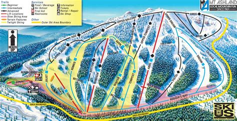 Trail Map - Mt. Ashland Ski Area