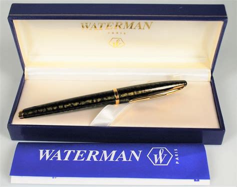 Waterman - Waterman Carène Sea Green Shimmer pennino oro - Catawiki