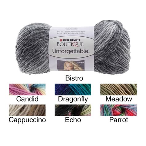 Red Heart Boutique Unforgettable Yarn - Overstock Shopping - Big Discounts on Yarn