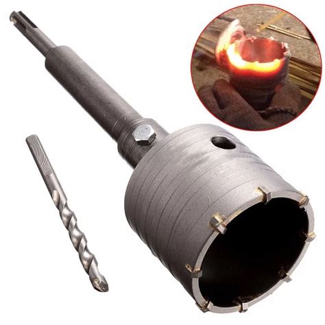 65mm SDS Plus Shank Hole Saw Cutter Concrete Cement Stone Wall Drill Bit-in Drill Bits from ...