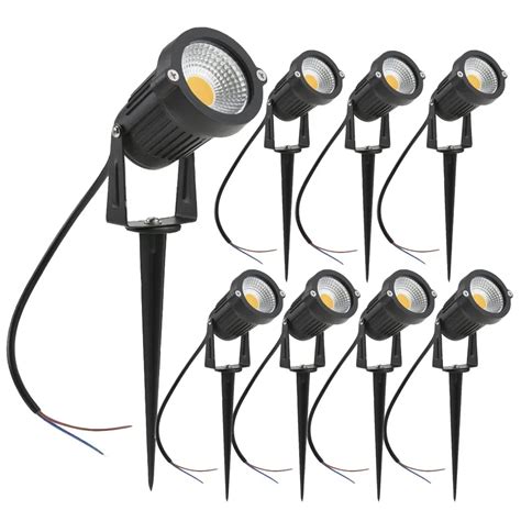 5W LED Landscape Lights 12V 24V Garden Lights Waterproof Warm White ...