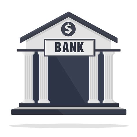 Bank building icon isolated on white background 593729 Vector Art at ...