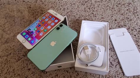 Iphone 11 Unboxing Green - YouTube