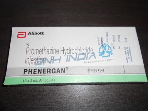 Promethazine Hydrochloride (Phenergan) - Pharmaceutical Distributors, Wholesalers & Exporter ...