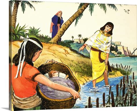 Moses' discovery in the Nile River Wall Art, Canvas Prints, Framed Prints, Wall Peels | Great ...