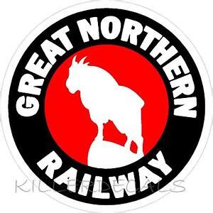 24" GREAT NORTHERN RAILWAY LOGO DECAL TRAIN STICKER WALL OR WINDOW | eBay