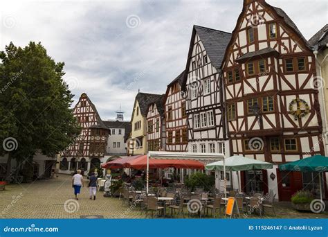 Limburg, Germany, Center Street of Old Medieval Town Editorial ...