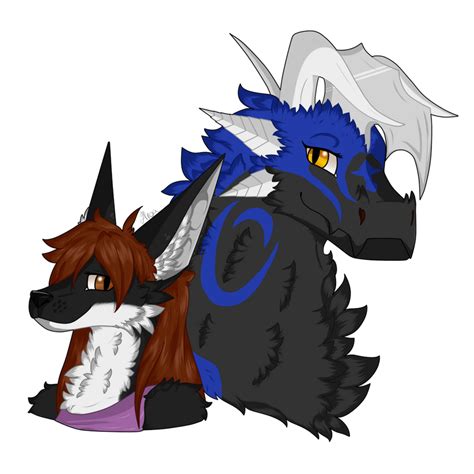 Fursona and Dragonsona by Aroa-Samanta on DeviantArt