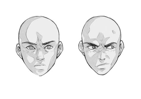 How To Draw Angry Facial Expressions