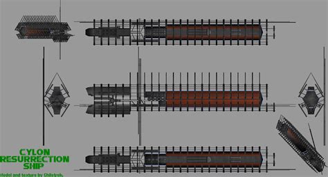 [Orthos] Cylon Resurrection Ship by Chiletrek on DeviantArt