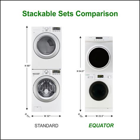 Full Size Stackable Washer And Dryer