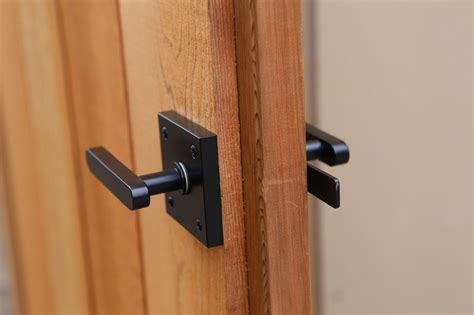 Wood Fence Double Gate Latch - WoodsInfo