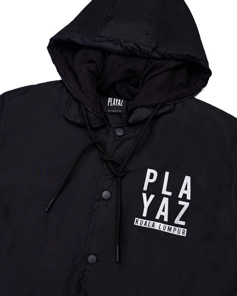 REFLECTIVE HOODIE COACH JACKET - PLAYAZ Streetwear Store