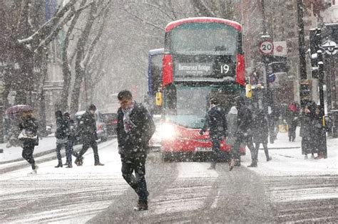 London weather: The 11 days when temperatures are expected to feel as cold as -10 degrees in ...