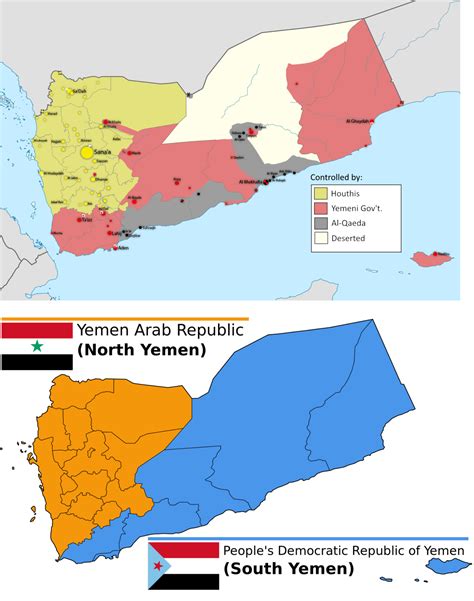 Correlation between Houthi-controlled territory in... - Maps on the Web | Cartografia, Mapa