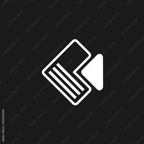 letter sim card design and office logo documents Stock Vector | Adobe Stock