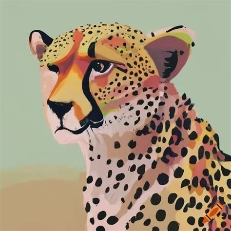 Cheetah in the savannah