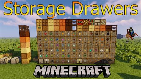 Minecraft 1.12.2 - Storage Drawers Mod Tutorial / Español - YouTube