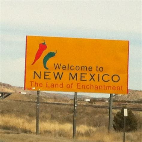 Arizona/New Mexico State Line - Border Crossing