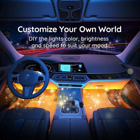 Buy Govee Car Interior Lights, Car Led Lights with APP Control, Music ...