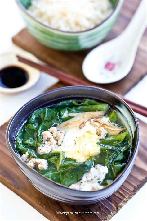 Chan Choy Tong (Malabar Spinach Soup) - Malaysian Chinese Kitchen