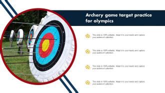 Archery Game Target Practice For Olympics