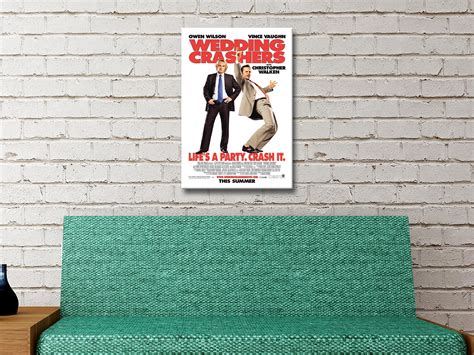 Wedding Crashers Movie Poster Print on Canvas | Canvas Prints Australia