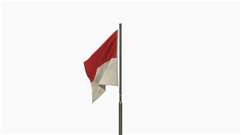 Animated Indonesia Flag 3D Model - TurboSquid 1797654