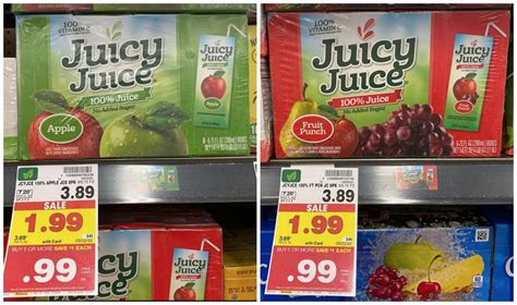 Juicy Juice Bottles and Boxes ONLY $0.24 with Kroger Mega Event! - Kroger Krazy