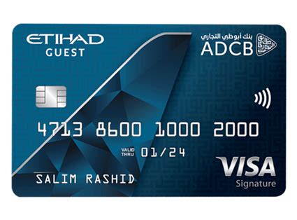ADCB Etihad Guest Signature Credit Card in UAE - Apply Now - Soulwallet