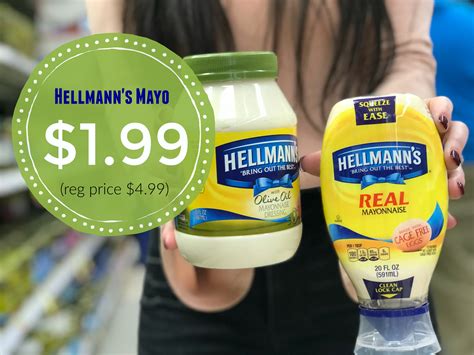 Hellmann's Mayo Products ONLY $1.99 at Kroger!! (reg price $4.99 ...