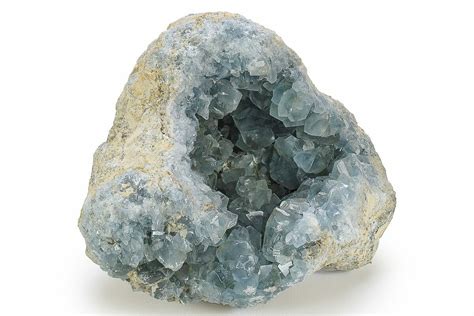 9.9" Sparkly Celestine (Celestite) Geode - Madagascar (#237684) For Sale - FossilEra.com