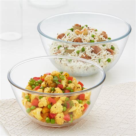 Buy Mixing & Serving Bowl Set of 2 500 ml + 1.3 Ltr at Best Price ...