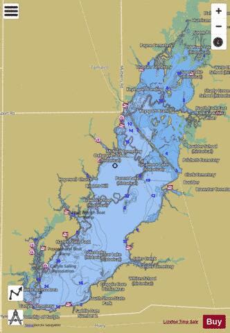 Carlyle Lake Fishing Map | Nautical Charts App