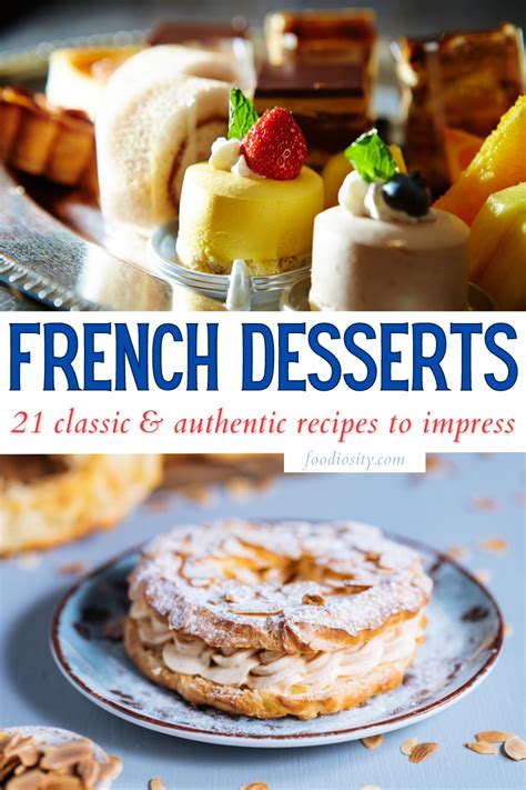 21 French Desserts - Easy Classic Recipes - Foodiosity