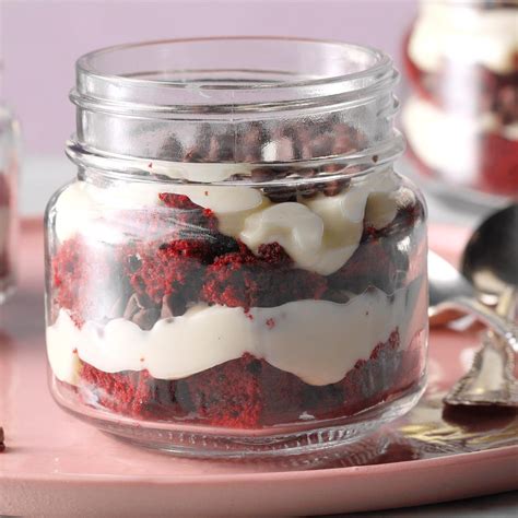 Red Velvet Jar Cake Recipe | Taste of Home