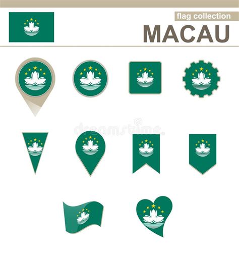 China, Macau, Hong Kong, Taiwan Flag Location Map Pin Icon Stock Vector ...