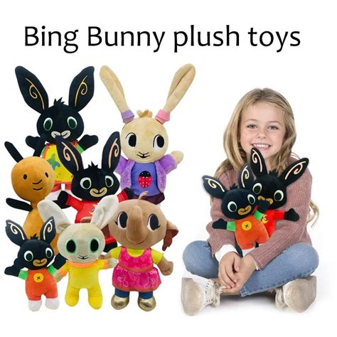 20 35CM 1PC Rabbit Bing Bunny Doll Toys Stuffed Rabbit Animal Soft Bing Friends Toys Bing Bunny ...