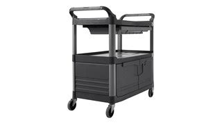 Service Carts with Lockable Doors | Rubbermaid Commercial Products