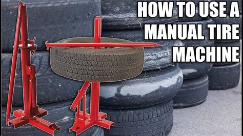 How to use a manual tire changer/machine to remove and mount car tires - ATV/UTV/SXS, Truck ...